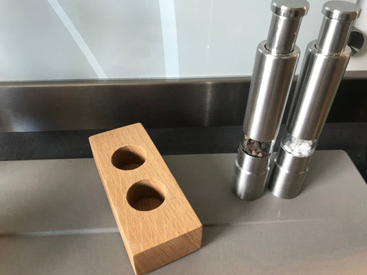 Gewürzmühlen I Salz- und Pfefferstreuer inklusive Holzständer I innerhalb von 24 Std. versandfertig