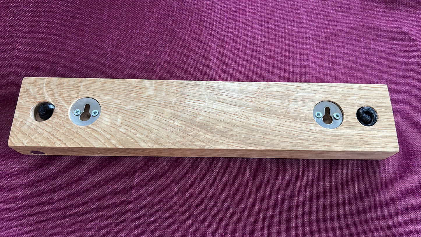 Brillenhalter aus Eiche mit Magnet-Schlüsselhalter | Sonnenbrillenhalter | Wand Brillenablage Holz | Schlüsselboard Flur | handgemacht