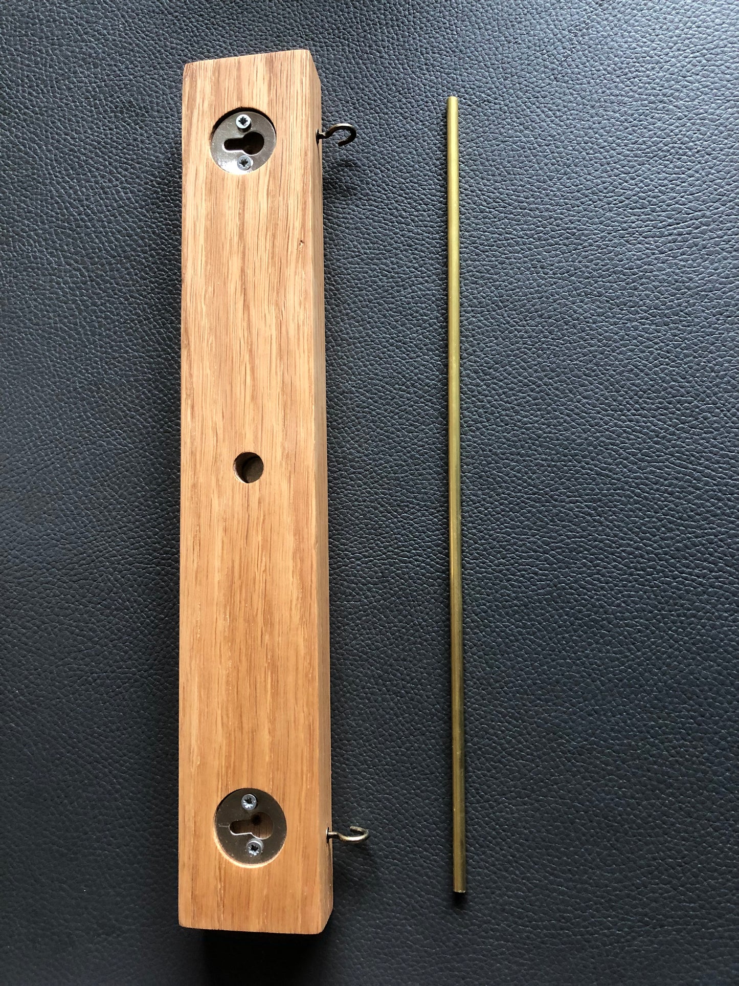 Schmuckorganizer mit Messingstange für mehr Ordnung – Schmuckständer, Ohrringhalter, Schmuckboard, Schmuckhalter