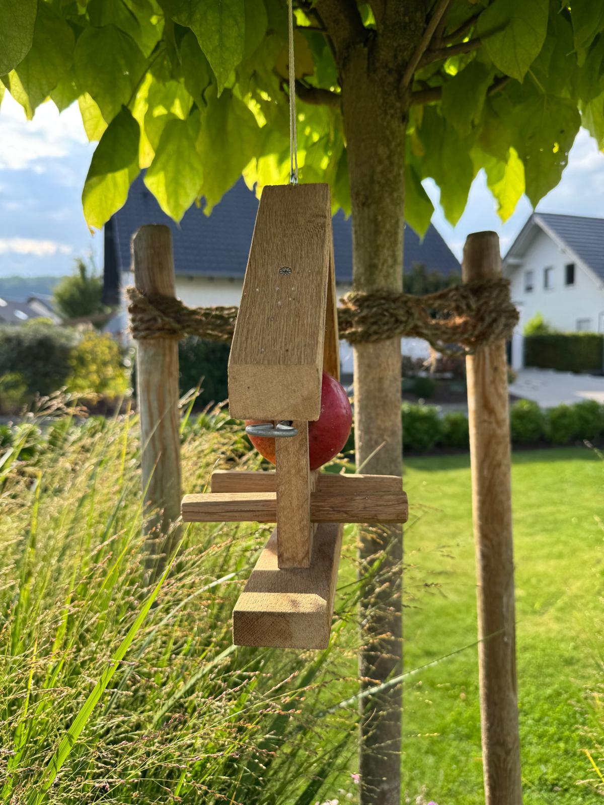 Dekorativer Vogelfutterspender der den Garten, Terrasse, Balkon, Fensterbank | Vogelfutterhalter | Vogelfutterstation | Vogelfutterhänger