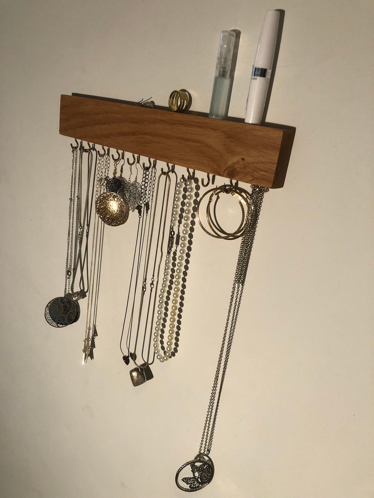Schmuckorganizer für mehr Ordnung mit Haken – Schmuckständer, Ohrringhalter, Schmuckboard, Schmuckhalter