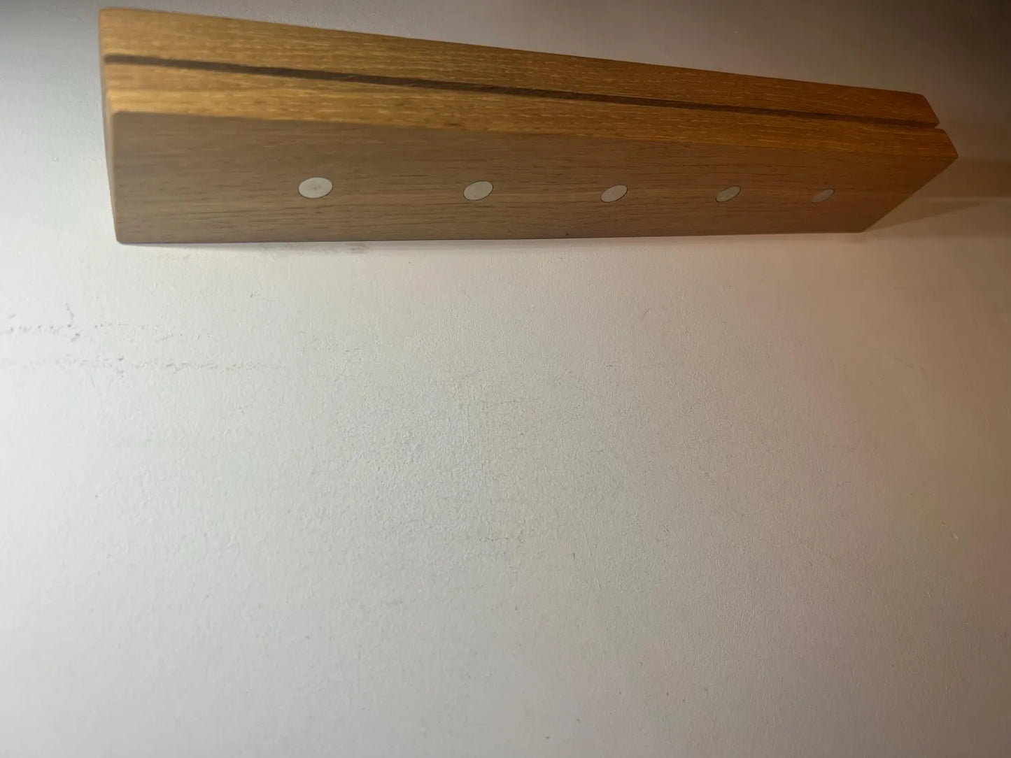 Magnetische Schlüsselleiste Eiche – Schlüsselbrett Holz modern – Schlüsselhalter Wand – Schlüsselboard – Geschenk Einzug Handgemacht
