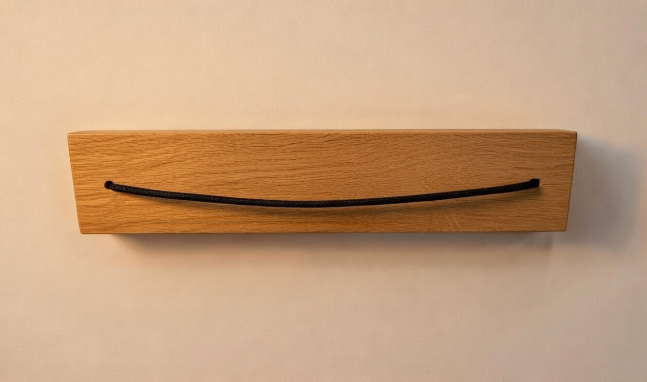 Brillenhalter aus Eiche mit Magnet-Schlüsselhalter | Sonnenbrillenhalter | Wand Brillenablage Holz | Schlüsselboard Flur | handgemacht