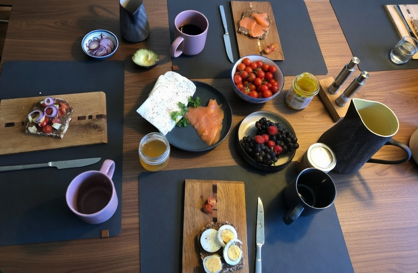 Brettchen aus nachhaltiger Eiche, geölt, Frühstücksbrett, Frühstücksbrettchen, handgefertigt, handgemachtes Schneidebrett, Schneidunterlage