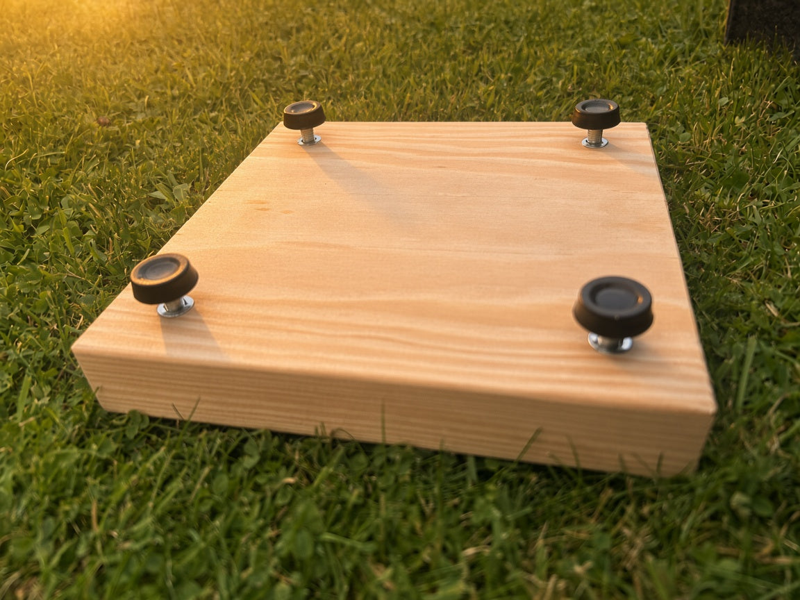 XXL Wackelturm Holz, Riesenspiel Garten & Outdoor, Hochzeitsspiel, Gartenspiel groß, personalisiertes Geschenk mit Filztasche