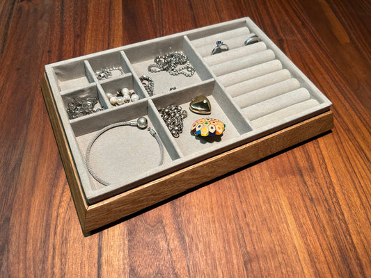 Schmuckorganizer für mehr Ordnung – Schmucktablett, Schmuckablage, Ohrringhalter, Schmuckboard, Schmuckhalter
