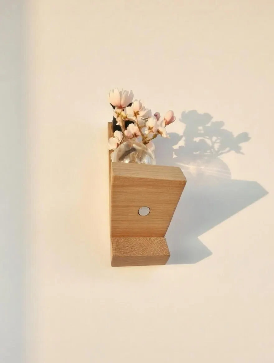 Brillenhalter Wand Holz | Brillenständer für 3 Brillen | Sonnenbrillen Halter | Schlüsselhalter Flur | Geschenk für Ihn & Sie