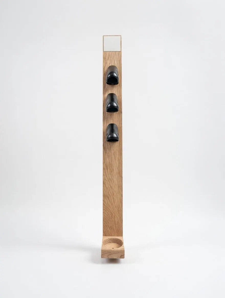 Brillenhalter Wand Holz | Brillenständer für 3 Brillen | Sonnenbrillen Halter | Schlüsselhalter Flur | Geschenk für Ihn & Sie