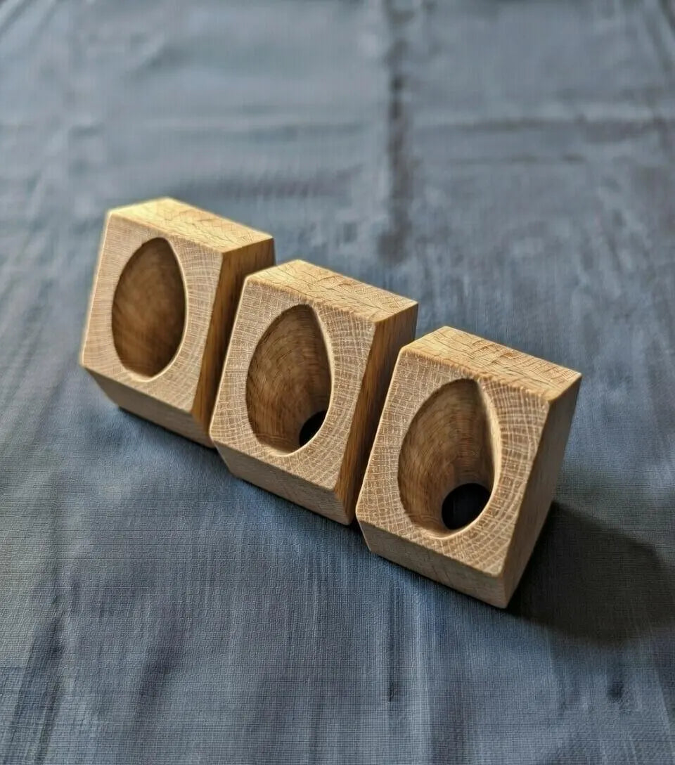 Zahnstocherhalter aus Eiche in Hausform – handgefertigt, massiv Holz, dekorativ für Küche & Tisch