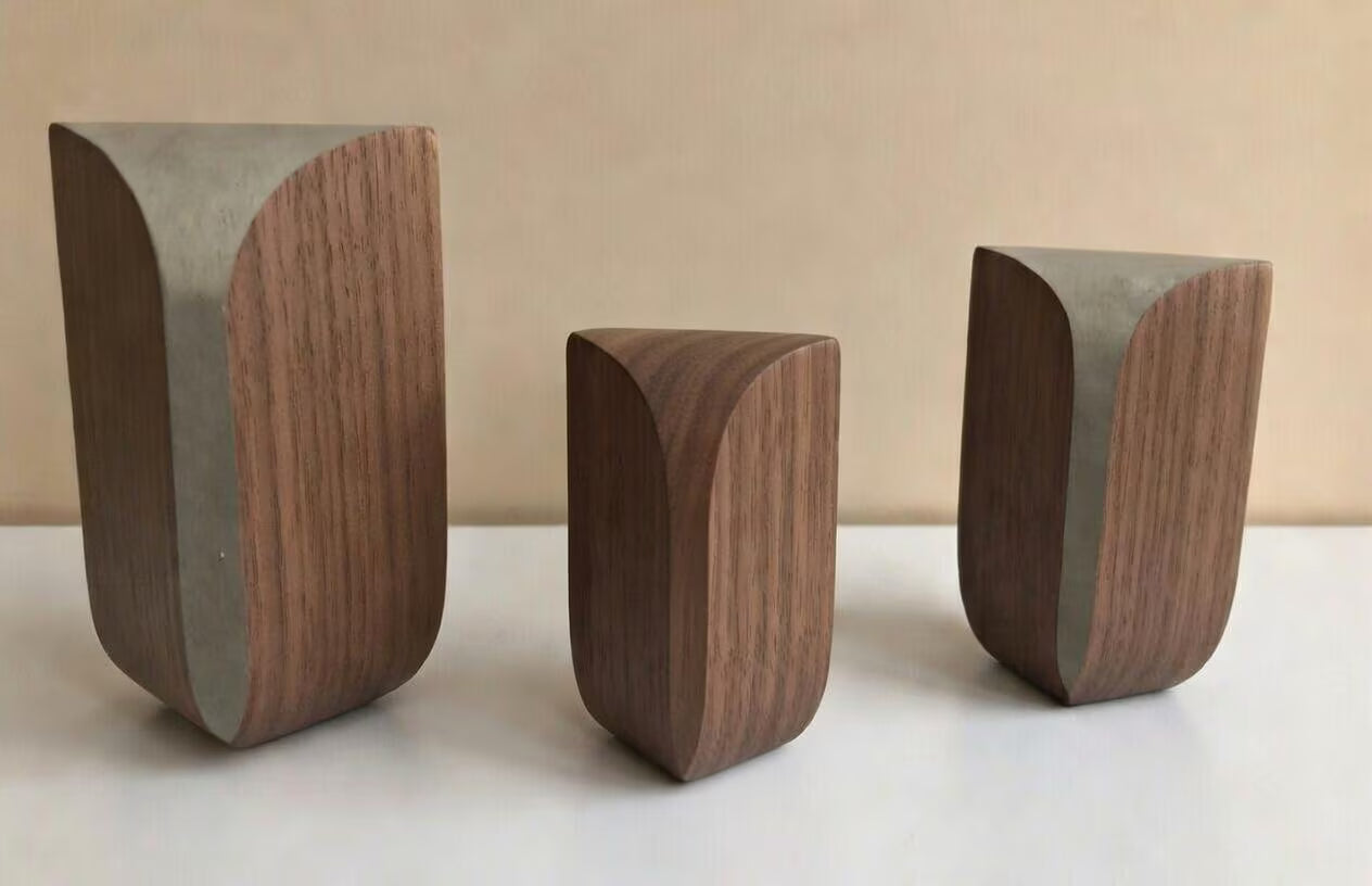 Handmade wooden owls set of 3 – walnut figurines, decorative owls, gift idea for Christmas, birthday, timeless home decoration