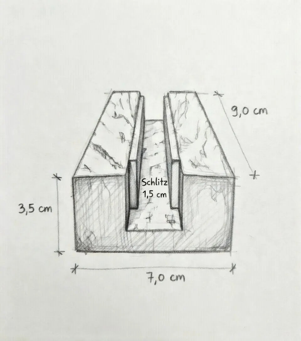 Laptopständer aus massiver Eiche – handgemachter Holzhalter für MacBook und Notebook – minimalistisches Design, geölt & gewachst