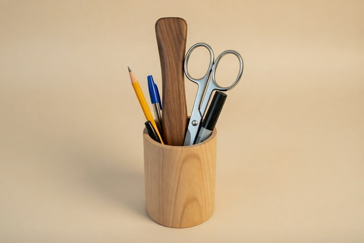 Handmade walnut letter opener – ergonomic, elegant, sustainable wood, gift idea, desk accessory