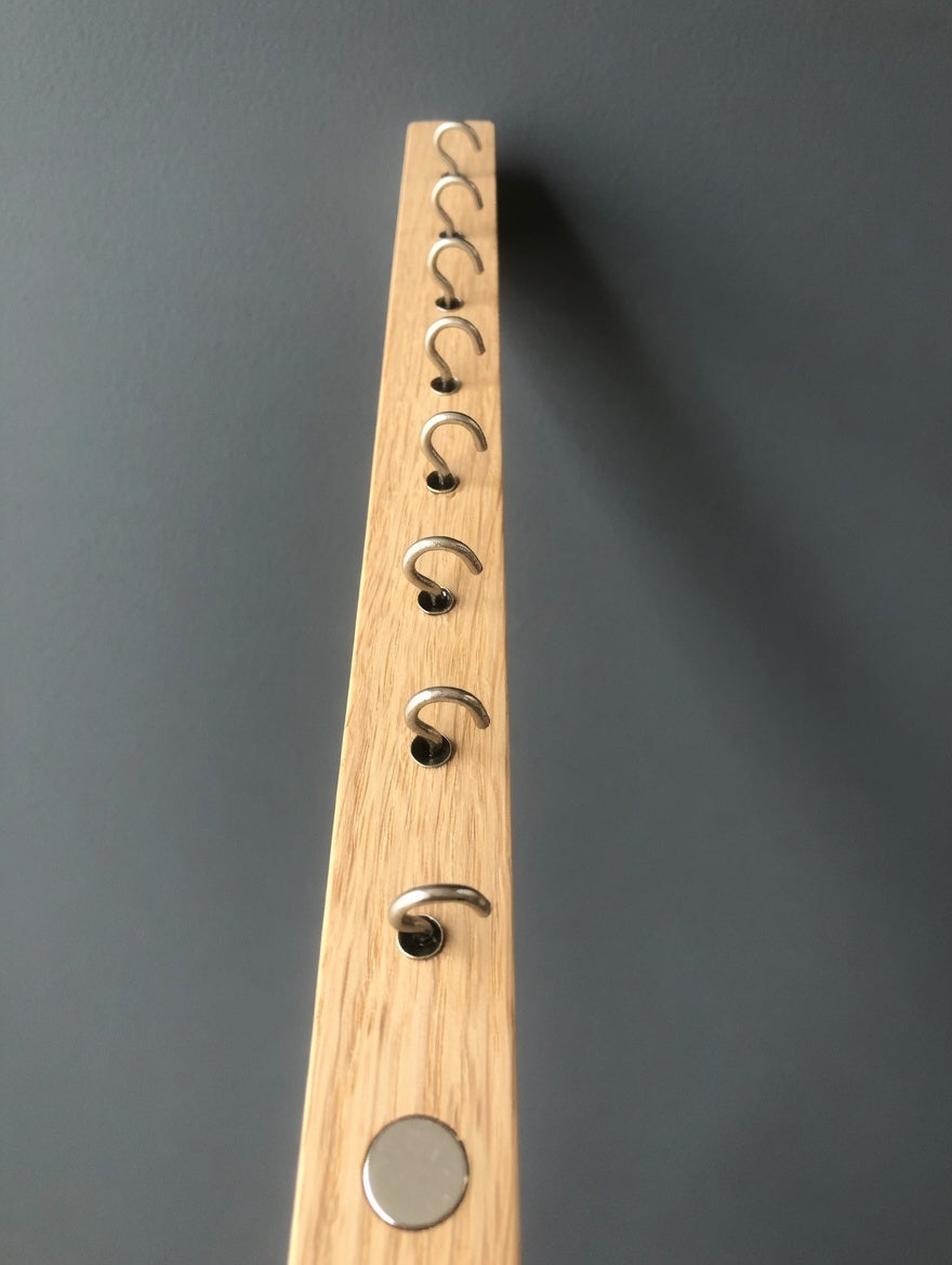 Jewelry organizer for more order with hooks – jewelry stand, earring holder, jewelry board, jewelry holder