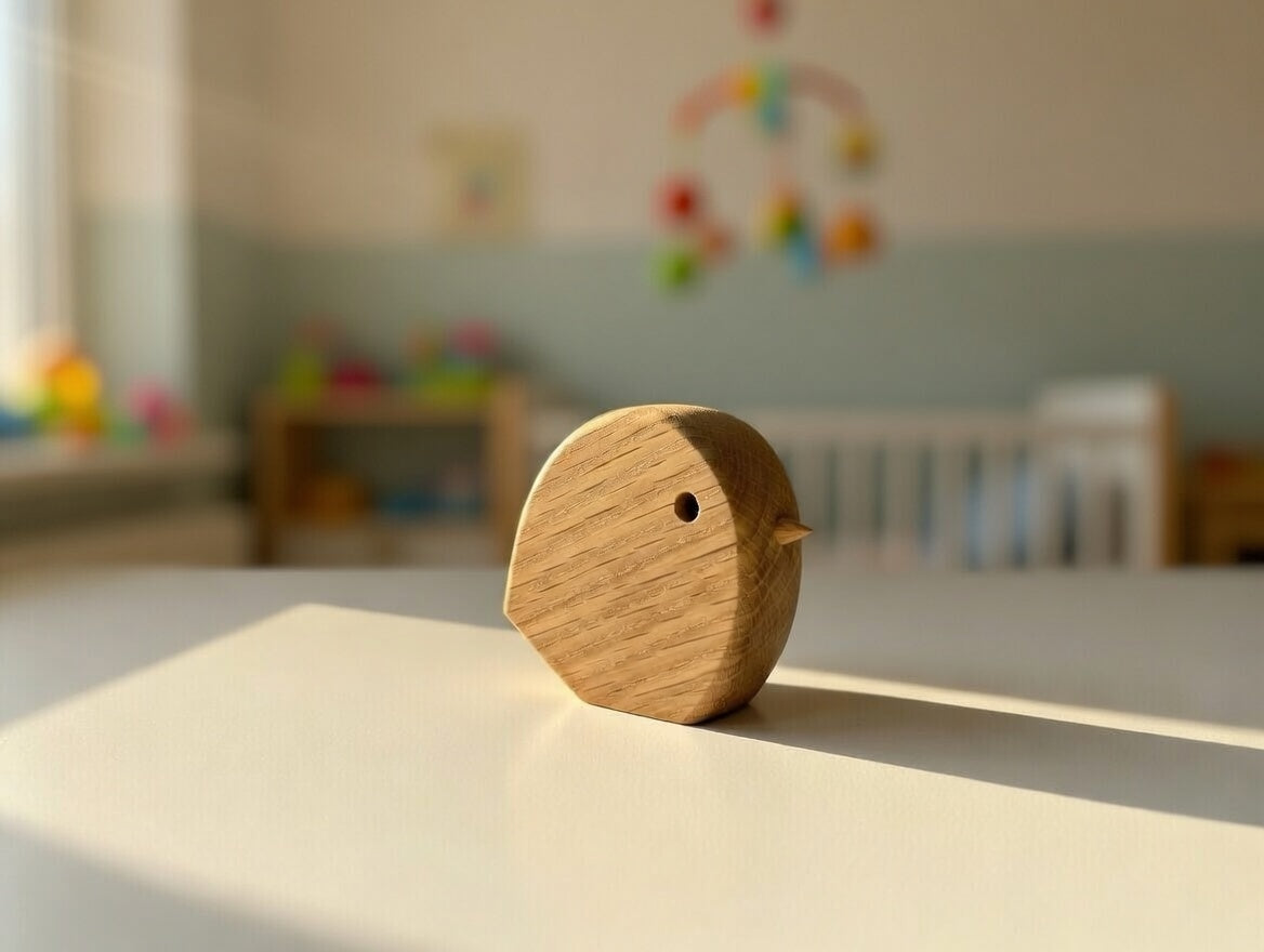Handmade Wooden Bird - Decorative Figure made of Oak | Gift Idea Wooden Decoration, Home Accessory, Handmade Decor
