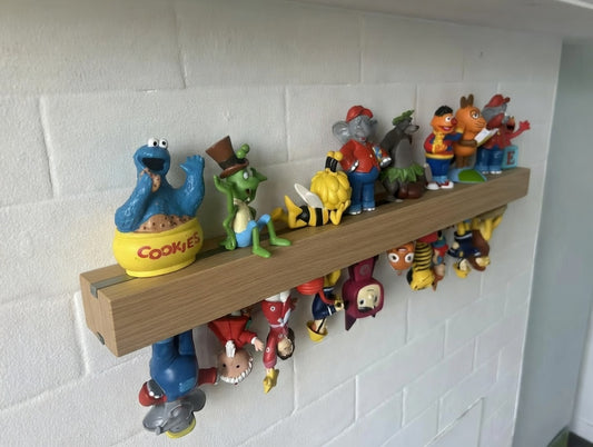 Tonie Shelf Oak Magnetic – Toniebox Shelf - Accessories – Wall Mount for Children's Room – Tonie Figures Storage