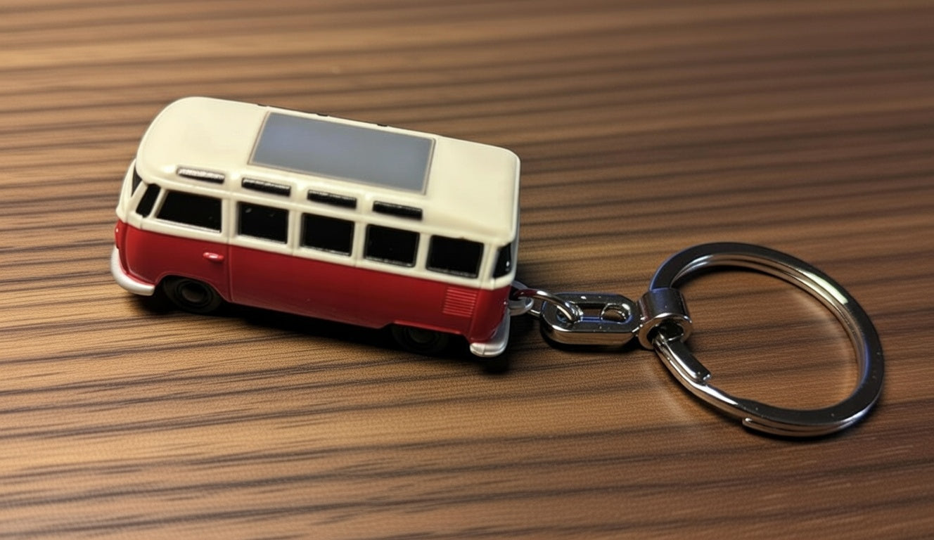 Key rack wooden garage design – key board &amp; key holder made of oak, handmade, including car key ring with LED