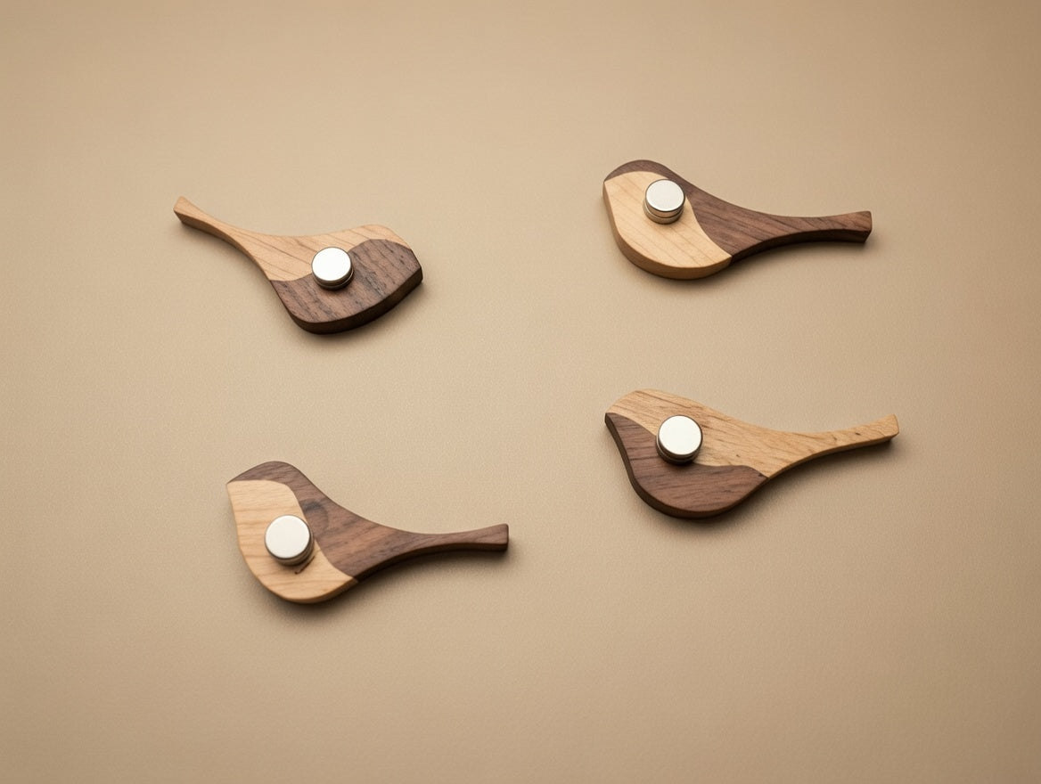 Original and practical magnetic bird in a subtle and timeless design