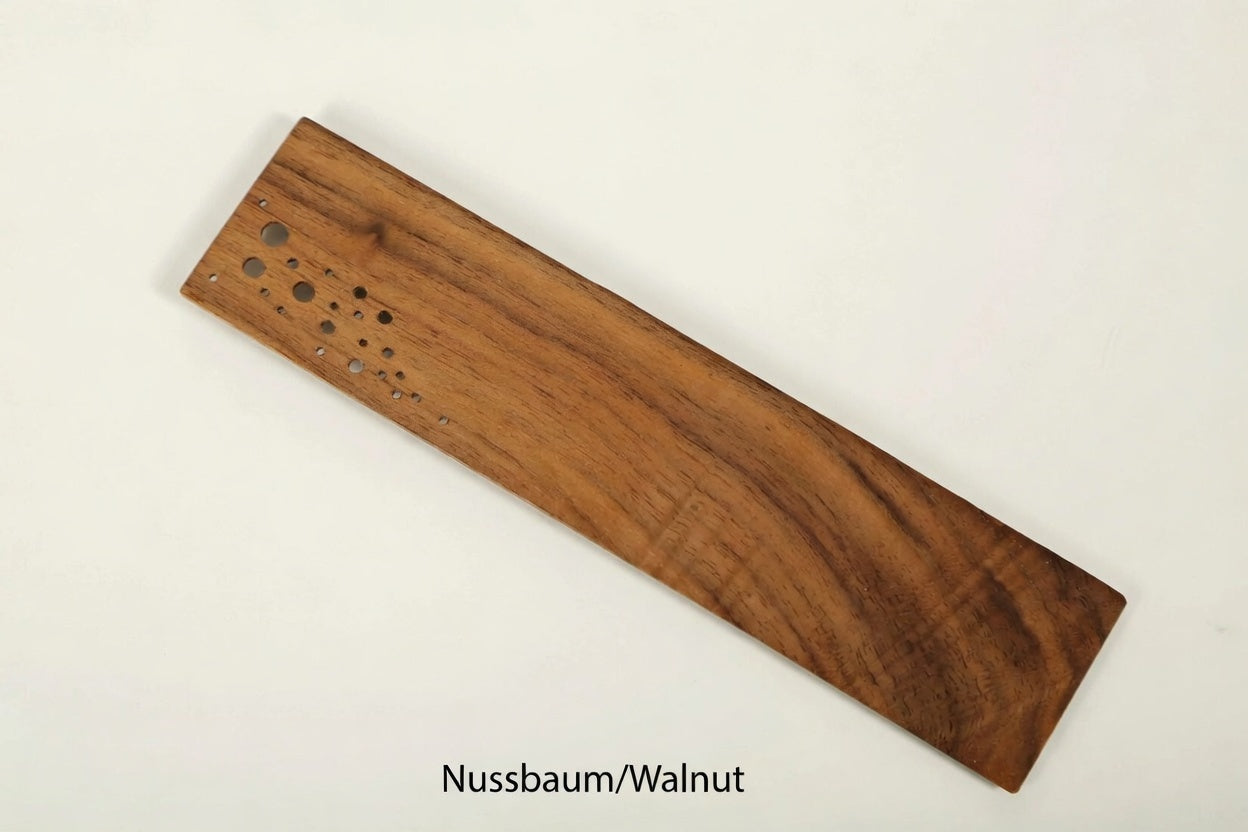Lesezeichen aus massiven Holz | Holzart wahlweise Kirschbaum oder Nussbaum| Bookmark, Buchzeichen, Leseband, Lesemarke