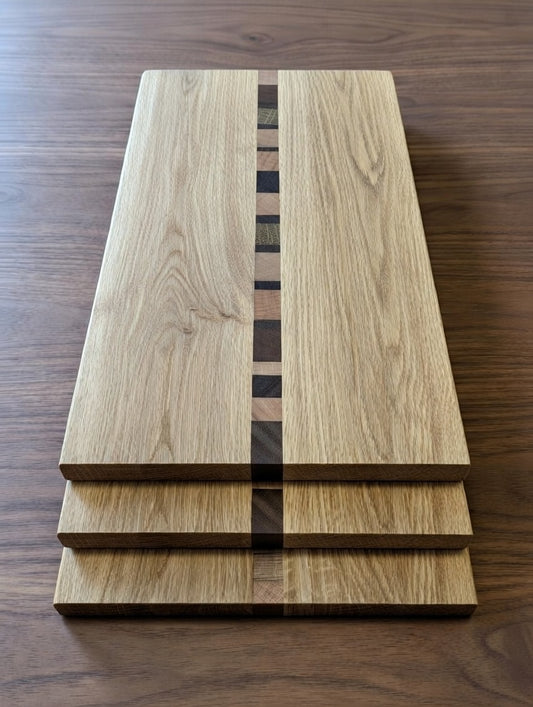 Board made of sustainable oak, oiled, breakfast board, breakfast board, handmade, handmade cutting board, cutting mat